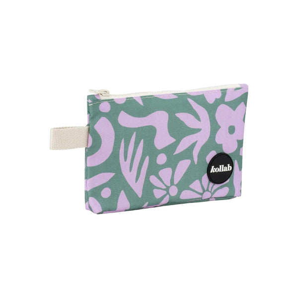 Mini Pouch | Lavender Bloom by Kollab. Australian Art Prints, Gifts, Fashion and Homewares. Green Door Decor. www.greendoordecor.com.au
