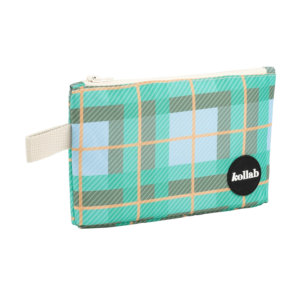 Mini Pouch | Ocean Check by Kollab. Australian Art Prints and Homewares. Green Door Decor. www.greendoordecor.com.au