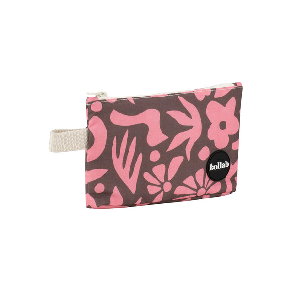 Mini Pouch | Peach Bloom by Kollab. Australian Art Prints, Gifts, Fashion and Homewares. Green Door Decor. www.greendoordecor.com.au