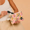 Mini Pouch | Sunshine Petals by Kollab. Australian Art Prints, Gifts, Fashion and Homewares. Green Door Decor. www.greendoordecor.com.au