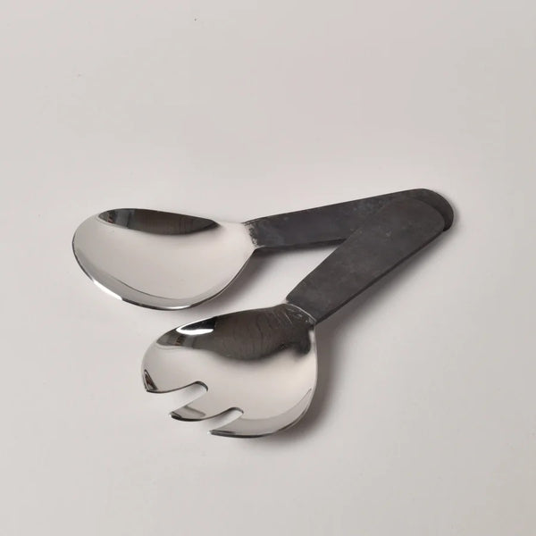 Mini Salad Servers | Burnished by New Direction Imports. Australian Art Prints, Gifts, Fashion and Homewares. Green Door Decor. www.greendoordecor.com.au