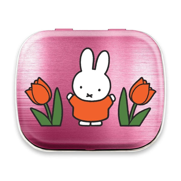 Mini Tin Miffy | Tulips Pink | Green Door Decor. Australian Art Prints, Gifts, Fashion and Homewares. Green Door Decor. www.greendoordecor.com.au