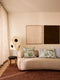 Linen Cushion (50cm) | Mini Waves Soft Blue by Bonnie and Neil. Australian Art Prints, Gifts, Fashion and Homewares. Green Door Decor. www.greendoordecor.com.au