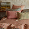 'Minyama' Fringe Cushion | Paprika by Sage and Clare. Australian Art Prints and Homewares. Green Door Decor. www.greendoordecor.com.au