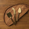 'Mira' Textured Brass Cheese Set by Inartisan. Designed in Australia, made in India. We proudly support fun and beautiful Australian designed and/or made art prints, textiles, homewares and jewellery by Aussie Creatives. www.greendoordecor.com.au