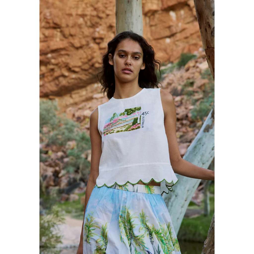 Moa Tank | Postage Stamp. Australian Art Prints and Homewares. Green Door Decor. www.greendoordecor.com.au