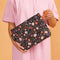 Clutch Bag | Mocha Meadow by Kollab. Australian Art Prints, Gifts, Fashion and Homewares. Green Door Decor. www.greendoordecor.com.au