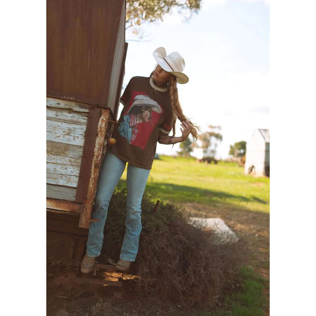 'Most Wanted' Tee | FAR MER. by Whitney by Whitney Spicer Art. Australian Art Prints, Fashion and Homewares. Green Door Decor. www.greendoordecor.com.au