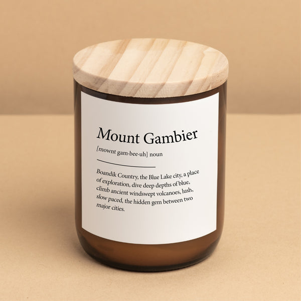 Mount Gambier Candle by The Commonfolk Collective. Australian Art Prints and Homewares. Green Door Decor. www.greendoordecor.com.au
