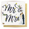 Greeting Card | Mr & Mrs by La La Land. Australian Art Prints, Gifts, Fashion and Homewares. Green Door Decor. www.greendoordecor.com.au