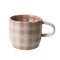 Mug - Soft Terracotta Check | Cat's Pyjamas by Robert Gordon. Australian Art Prints and Homewares. Green Door Decor. www.greendoordecor.com.au