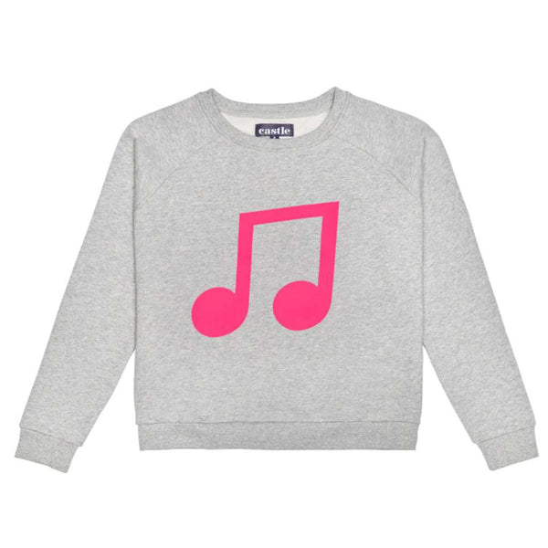 'Musical' Sweater by Castle and Things. Australian Art Prints and Homewares. Green Door Decor. www.greendoordecor.com.au