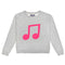 'Musical' Sweater by Castle and Things. Australian Art Prints and Homewares. Green Door Decor. www.greendoordecor.com.au