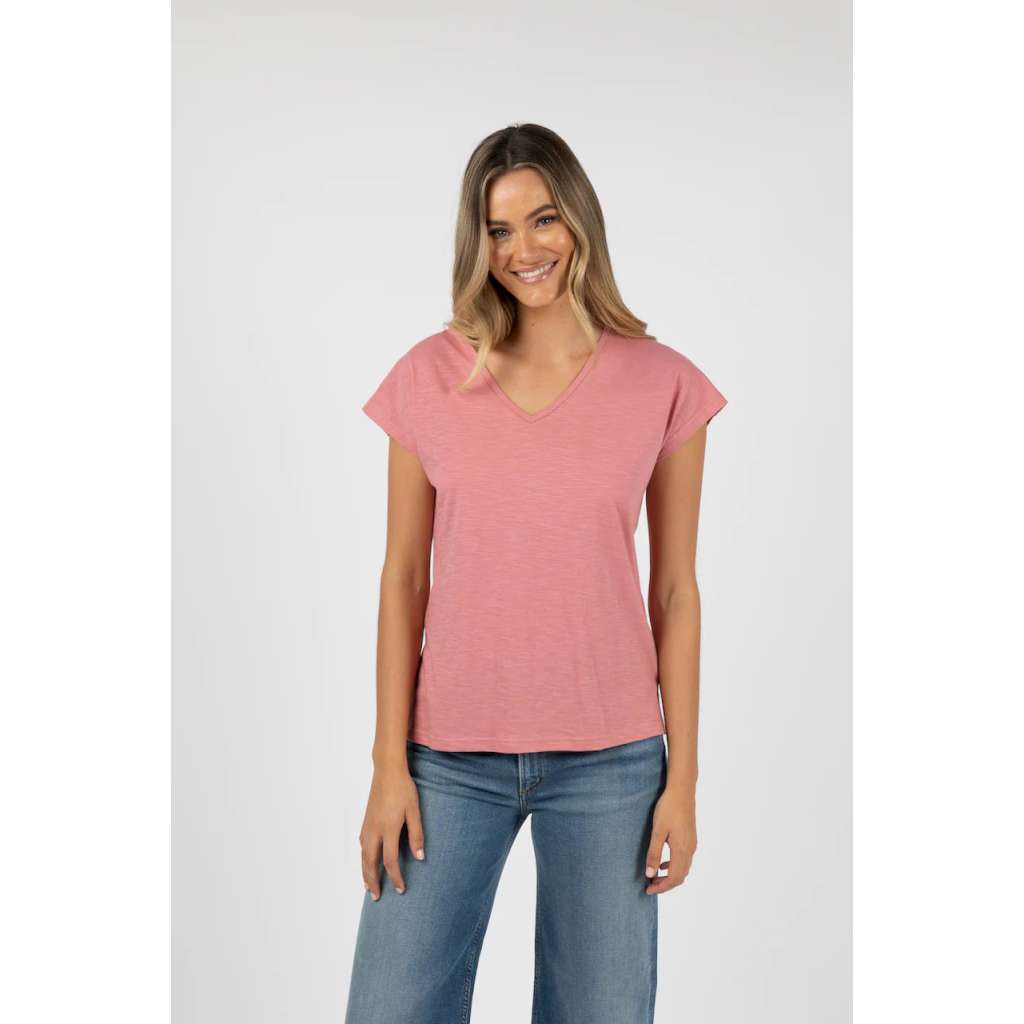 Must Have V-Neck Tee | Blush by Humidity Lifestyle. Australian Art Prints and Homewares. Green Door Decor. www.greendoordecor.com.au