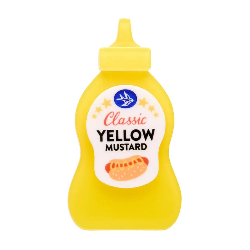 Mustard Moments Brooch | Erstwilder by Erstwilder. Australian Art Prints and Homewares. Green Door Decor. www.greendoordecor.com.au