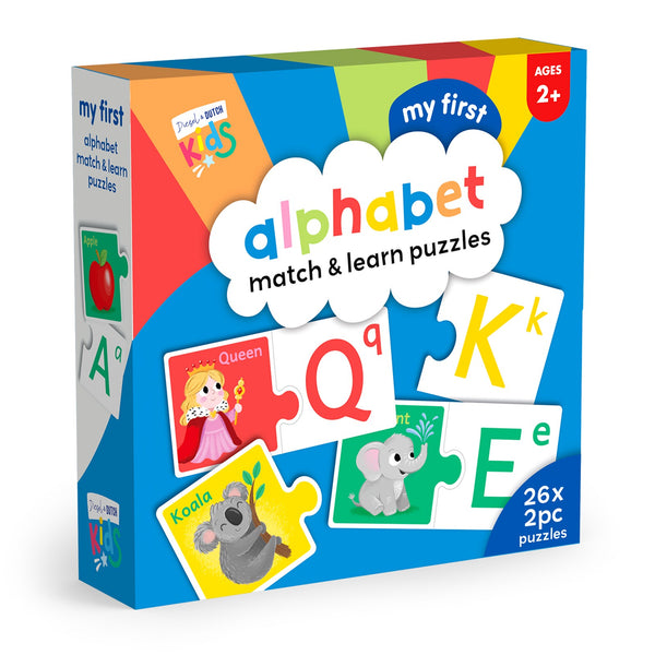 My First 52pc Alphabet Match & Learn Puzzles by Diesel & Dutch. Australian Art Prints, Gifts, Fashion and Homewares. Green Door Decor. www.greendoordecor.com.au