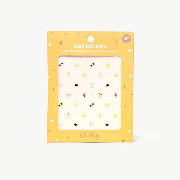 Nail Stickers | Beach Club by Oh Flossy. Australian Art Prints and Homewares. Green Door Decor. www.greendoordecor.com.au