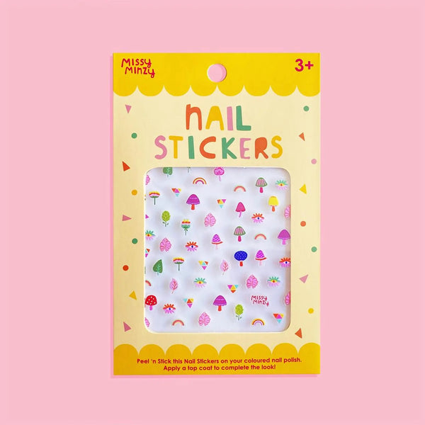 Wonderland Nail Stickers | Wearable Nail Art by Missy Minzy. Australian Art Prints, Gifts, Fashion and Homewares. Green Door Decor. www.greendoordecor.com.au