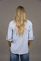 Nala Stripe Shirt | Blue Stripe by Humidity Lifestyle. Australian Art Prints, Fashion and Homewares. Green Door Decor. www.greendoordecor.com.au