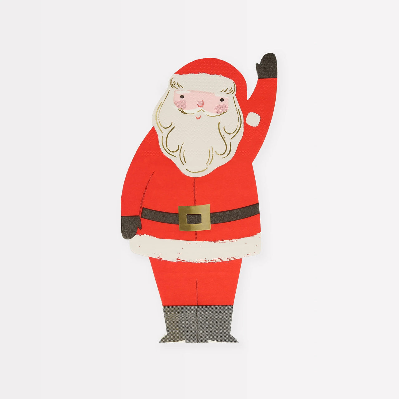 Napkin Pack | Jolly Christmas Santa by Meri Meri. Australian Art Prints and Homewares. Green Door Decor. www.greendoordecor.com.au