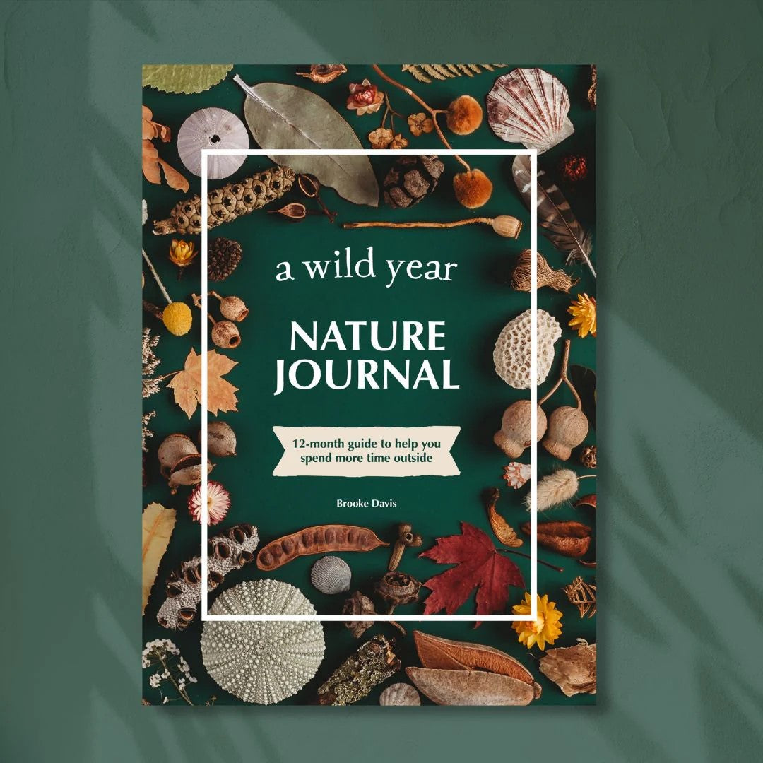 Nature Journal - A Wild Year | 'Your Wild Books' by Brooke Davis. Australian Art Prints and Homewares. Green Door Decor. www.greendoordecor.com.au