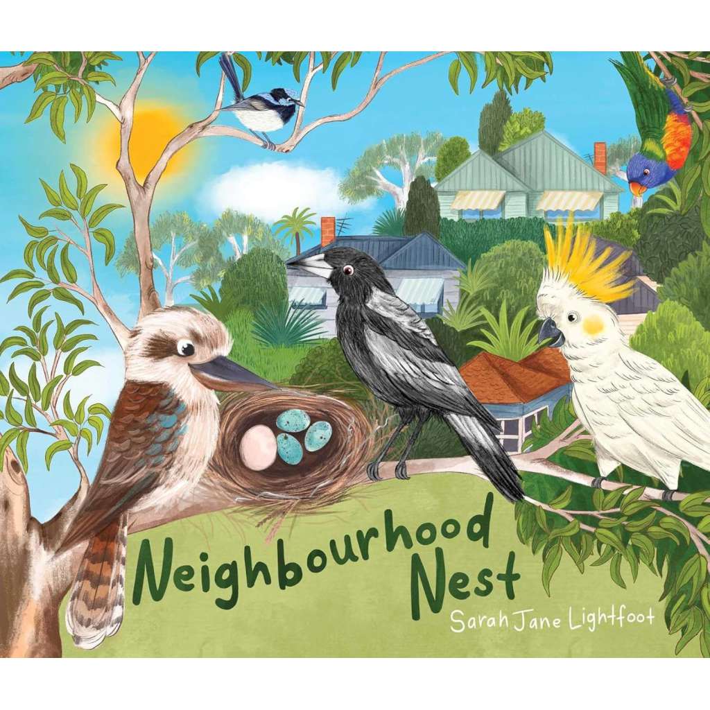 Neighbourhood Nest Book by Sarah Jane Lightfoot. Australian Art Prints and Homewares. Green Door Decor. www.greendoordecor.com.au