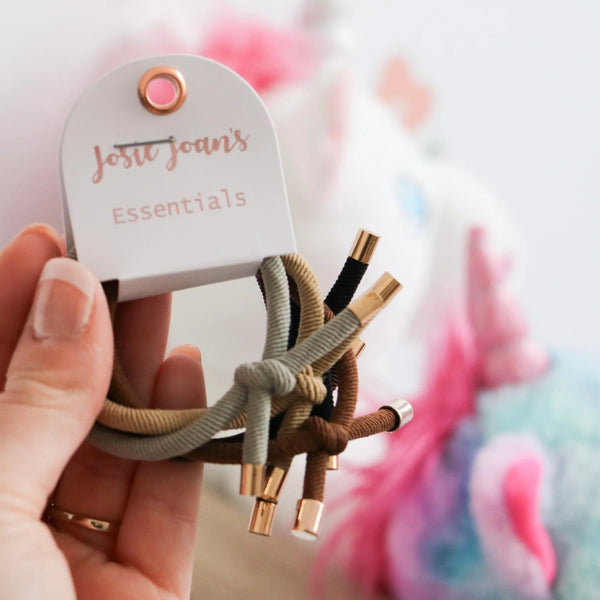 Neutral Nadine Hair Tie Essentials by Josie Joan's. Australian Art Prints and Homewares. Green Door Decor. www.greendoordecor.com.au