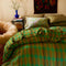 'Nicolette' Linen Fitted Queen Sheet | Juniper by Sage and Clare. Australian Art Prints, Gifts, Fashion and Homewares. Green Door Decor. www.greendoordecor.com.au