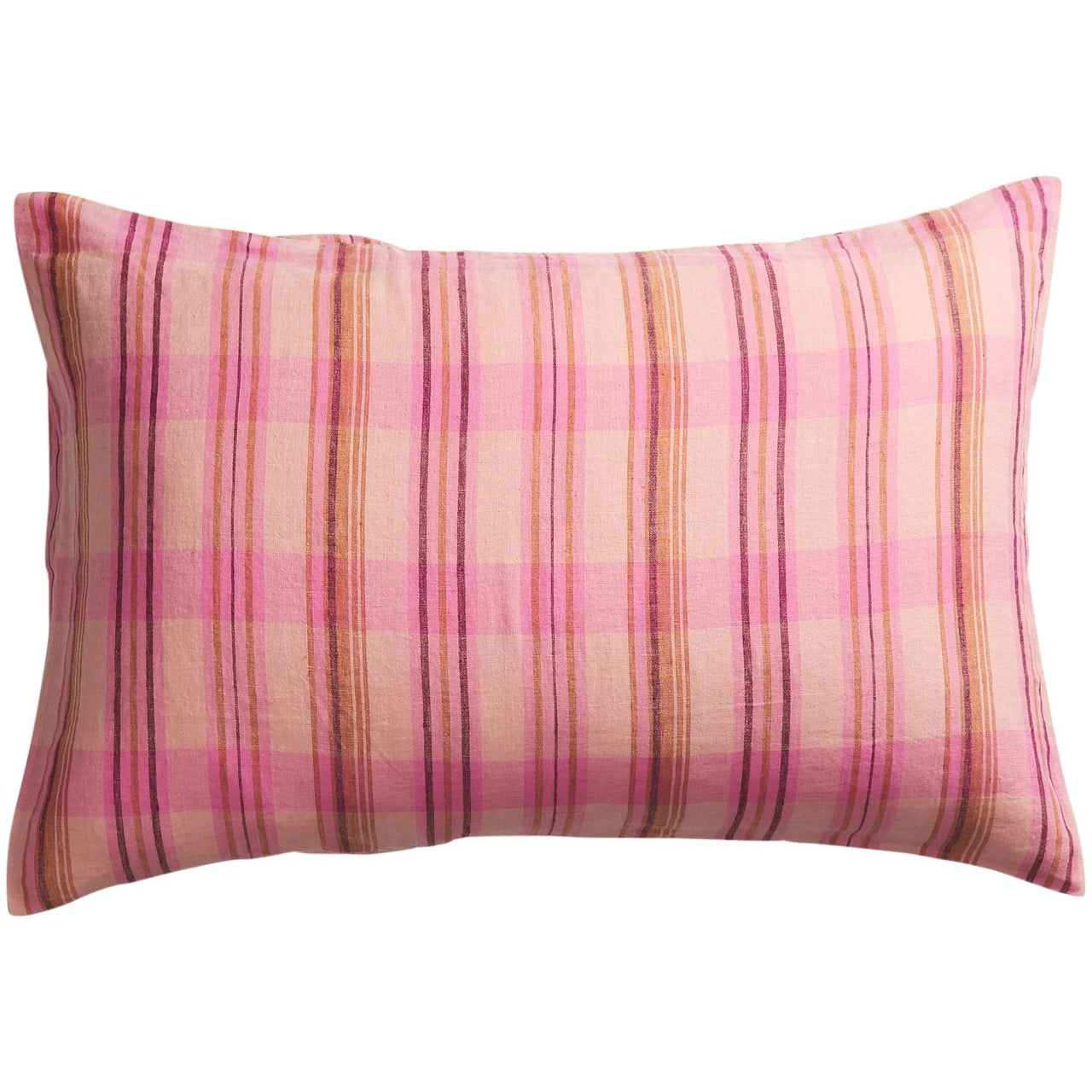 'Nicolette' Linen Standard Pillowcase Set | Poudre by Sage and Clare. Australian Art Prints, Gifts, Fashion and Homewares. Green Door Decor. www.greendoordecor.com.au