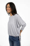 Nina Top | Grey Marle by Humidity Lifestyle. Australian Art Prints, Gifts, Fashion and Homewares. Green Door Decor. www.greendoordecor.com.au