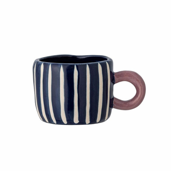 Bloomingville | Nini Cup - Blue Stripe by French Bazaar. Australian Art Prints and Homewares. Green Door Decor. www.greendoordecor.com.au