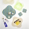 'Noellyn' Resin Coasters (Set of 2) | Azure by Sage and Clare. Australian Art Prints, Gifts, Fashion and Homewares. Green Door Decor. www.greendoordecor.com.au