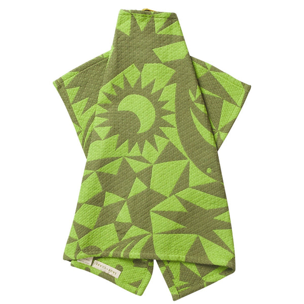 'Nora' Tea Towel | Cactus Green by Sage and Clare. Australian Art Prints, Gifts, Fashion and Homewares. Green Door Decor. www.greendoordecor.com.au