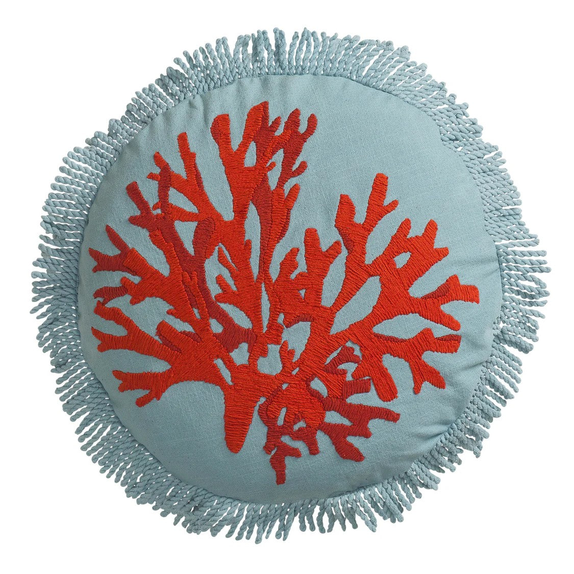 'Nori' Embroidered Cushion by Sage and Clare. Australian Art Prints and Homewares. Green Door Decor. www.greendoordecor.com.au