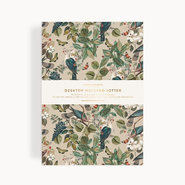 Notepad Jotter | Botanical Grove by Bespoke Letterpress. Australian Art Prints and Homewares. Green Door Decor. www.greendoordecor.com.au
