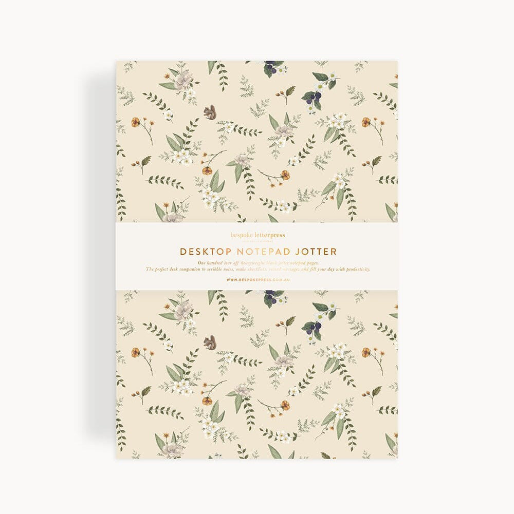 Notepad Jotter | Button Fern by Bespoke Letterpress. Australian Art Prints and Homewares. Green Door Decor. www.greendoordecor.com.au