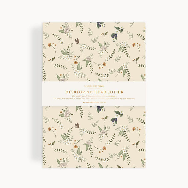Notepad Jotter | Button Fern by Bespoke Letterpress. Australian Art Prints and Homewares. Green Door Decor. www.greendoordecor.com.au