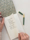 Notepad Jotter | Golden Wattle by Bespoke Letterpress. Australian Art Prints, Gifts, Fashion and Homewares. Green Door Decor. www.greendoordecor.com.au