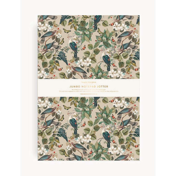 Notepad Jumbo Jotter | Botanical Grove by Bespoke Letterpress. Australian Art Prints and Homewares. Green Door Decor. www.greendoordecor.com.au