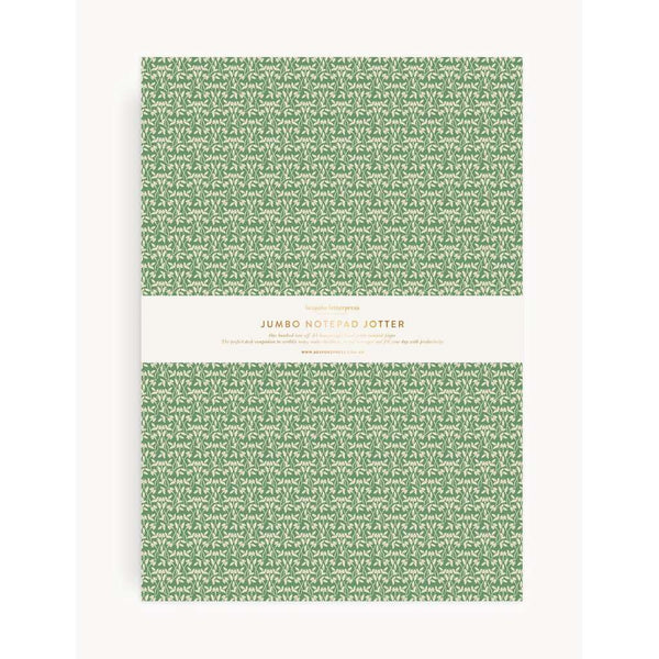 Notepad Jumbo Jotter | Finch Bramble by Bespoke Letterpress. Australian Art Prints and Homewares. Green Door Decor. www.greendoordecor.com.au
