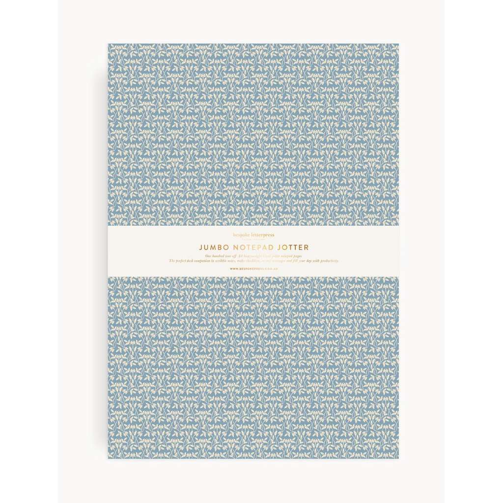 Notepad Jumbo Jotter | Frost Bramble by Bespoke Letterpress. Australian Art Prints and Homewares. Green Door Decor. www.greendoordecor.com.au