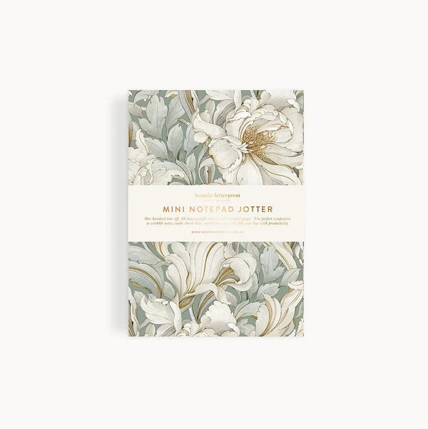 Notepad Mini Jotter | Belvedere by Bespoke Letterpress. Australian Art Prints, Gifts, Fashion and Homewares. Green Door Decor. www.greendoordecor.com.au