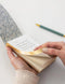 Notepad Mini Jotter | Golden Wattle by Bespoke Letterpress. Australian Art Prints, Gifts, Fashion and Homewares. Green Door Decor. www.greendoordecor.com.au