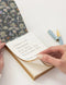 Notepad Mini Jotter | Willowmere by Bespoke Letterpress. Australian Art Prints, Gifts, Fashion and Homewares. Green Door Decor. www.greendoordecor.com.au
