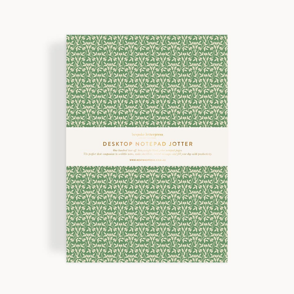 Notepad Jotter | Finch Bramble by Bespoke Letterpress. Australian Art Prints and Homewares. Green Door Decor. www.greendoordecor.com.au