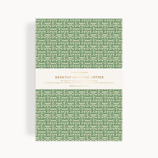 Notepad Jotter | Finch Bramble by Bespoke Letterpress. Australian Art Prints and Homewares. Green Door Decor. www.greendoordecor.com.au