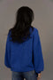 Nouveau V Neck Jumper | Royal Blue by Humidity Lifestyle. Australian Art Prints, Fashion and Homewares. Green Door Decor. www.greendoordecor.com.au