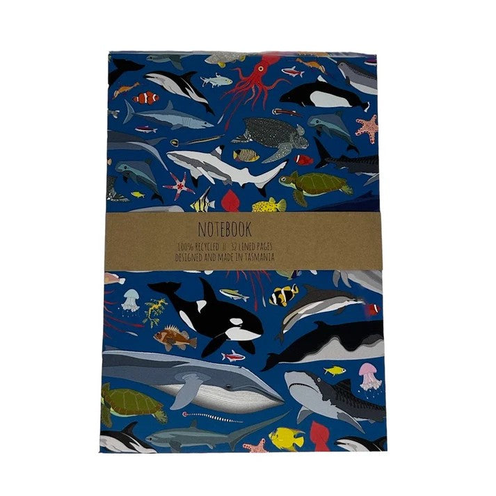 Ocean Notebook by Red Parka. Australian Art Prints and Homewares. Green Door Decor. www.greendoordecor.com.au