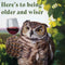 Greeting Card | Older And Wiser by La La Land. Australian Art Prints, Gifts, Fashion and Homewares. Green Door Decor. www.greendoordecor.com.au