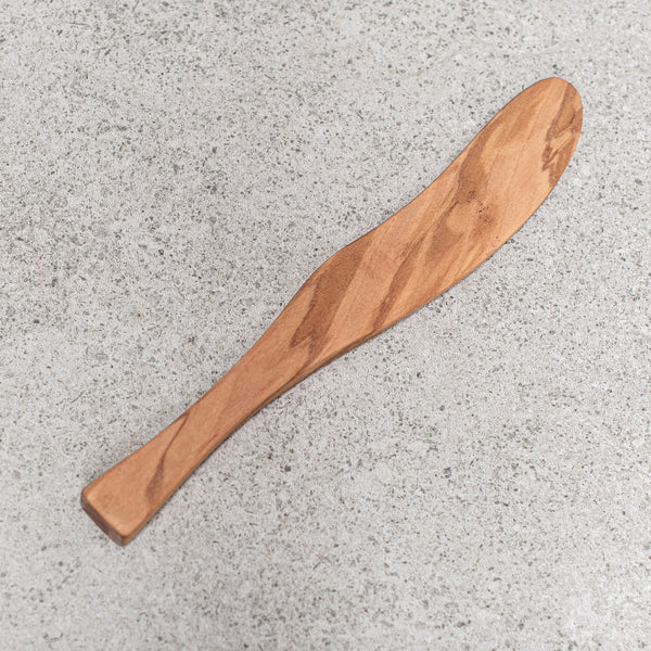 Olive Wood Butter Knife by Heaven in Earth. Australian Art Prints, Fashion and Homewares. Green Door Decor. www.greendoordecor.com.au
